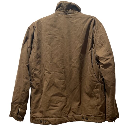 Men's Canvas Work jacket, Wrangler, L, Brown, NWT - Picture 4 of 6